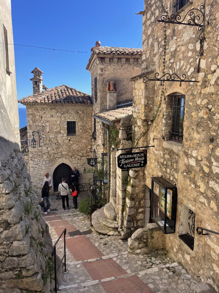 vicoli di eze in costa azzurra