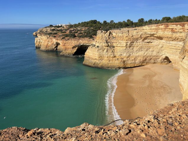 panorama sul percorso delle sette valli sospese in algarve