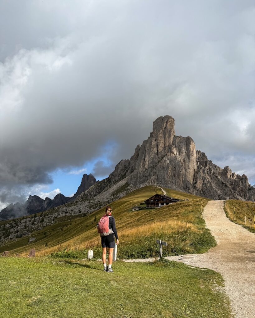 passo giau partenza del sentiero
